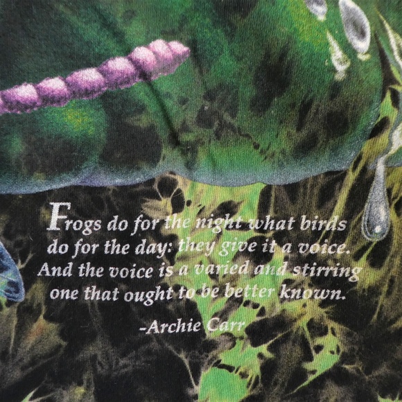 Wild Wear Tee T Shirt USA Archie Carr L Frogs - Picture 7 of 7